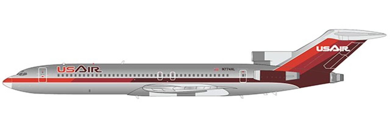 JC Wings US Air Boeing 727-200 N774AL Scale 1/200 XX2390