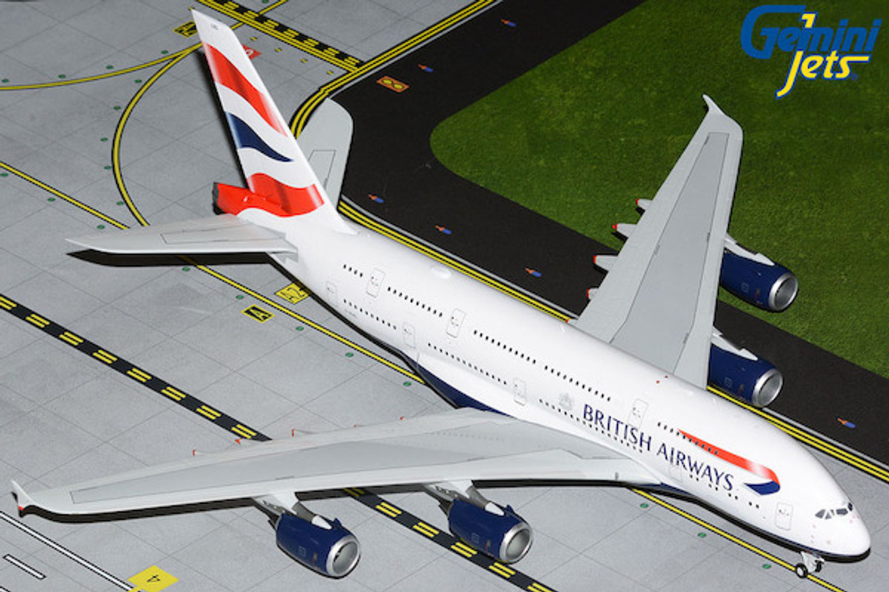 Gemini 200 British Airways Airbus A380-800 G-XLEL Scale 1/200 