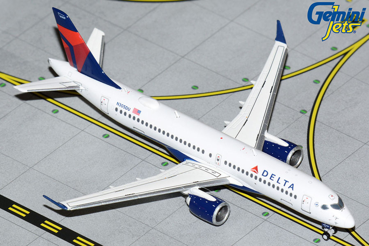 Gemini Jets Delta Airbus A220-300 N305DU Scale 1/400 GJDAL2100