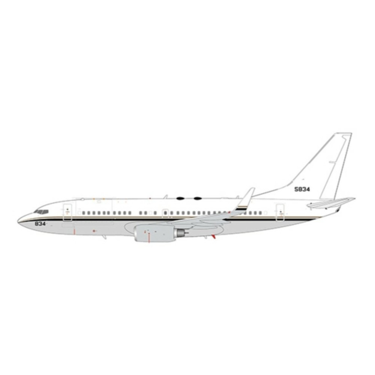 JC Wings U S Navy Boeing C-40A Clipper 165834 Scale 1/400 XX40073 