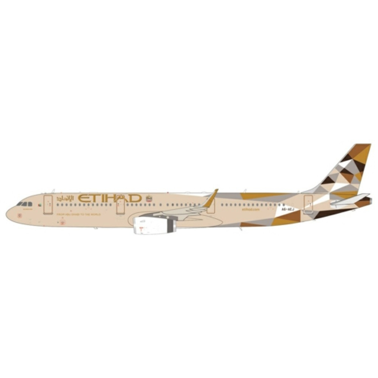 Inflight 200 Etihad Airways Airbus A321-231 A6-AEJ With