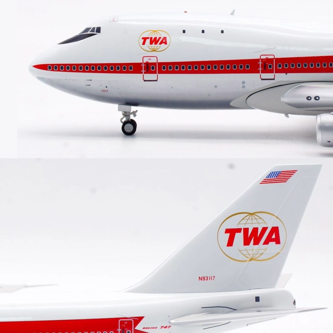 Inflight 200 Trans World Airlines - TWA Polished Boeing 747-131