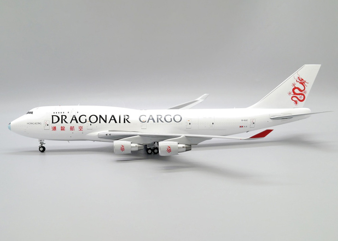 JC Wings Dragonair Cargo Boeing 747-400BCF B-KAE CX Nose Scale 1/200  EW2744002