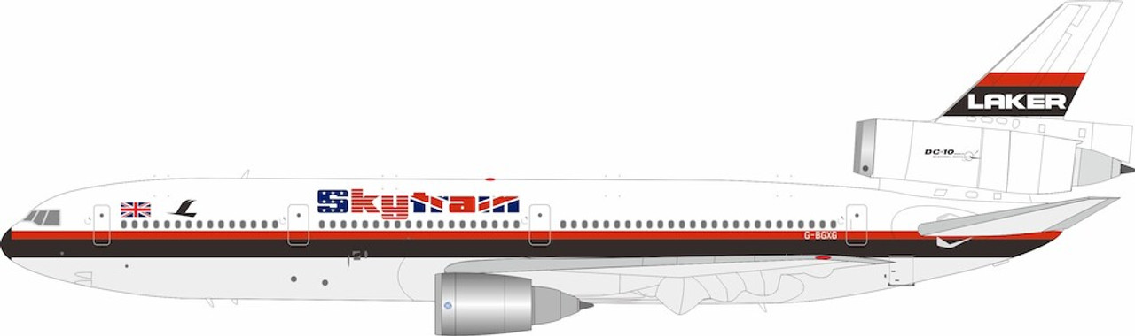 1:400 スカイトレイン LAKER AIRWAYS DC-10 Douglas DC10-30 Laker Airways Skytrain | Modelsnavigator.com