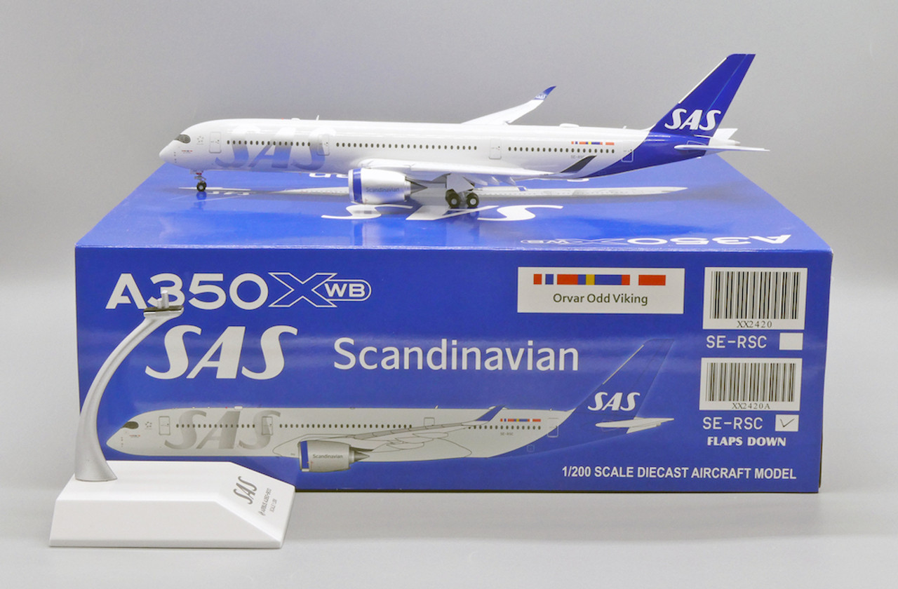 JC Wings SAS Scandinavian Airlines Airbus A350-900 SE-RSC Flaps 