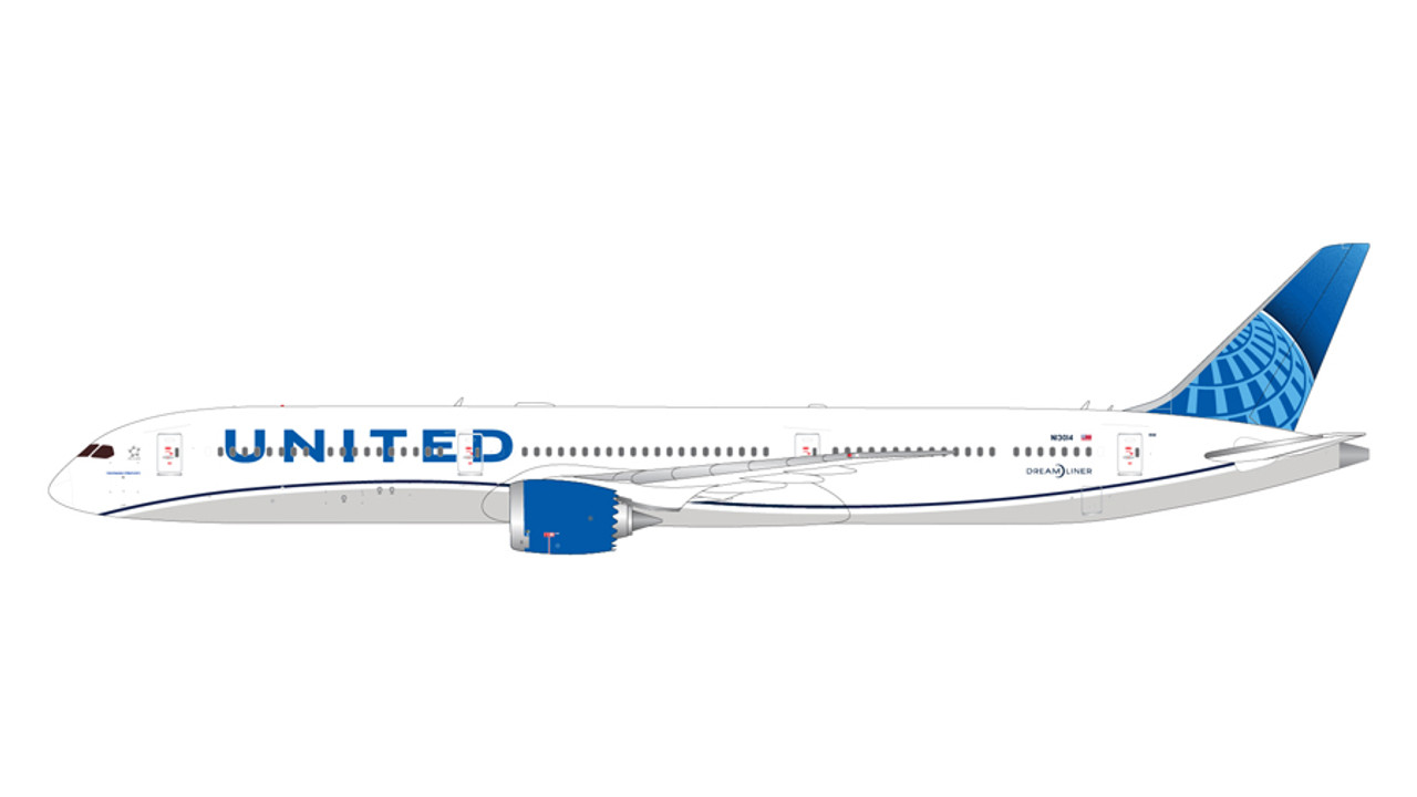 【未使用】Gemini 200 Boeing 787-10 United Gemini 200 United Airlines Boeing 787-10 [N13014] 1:200