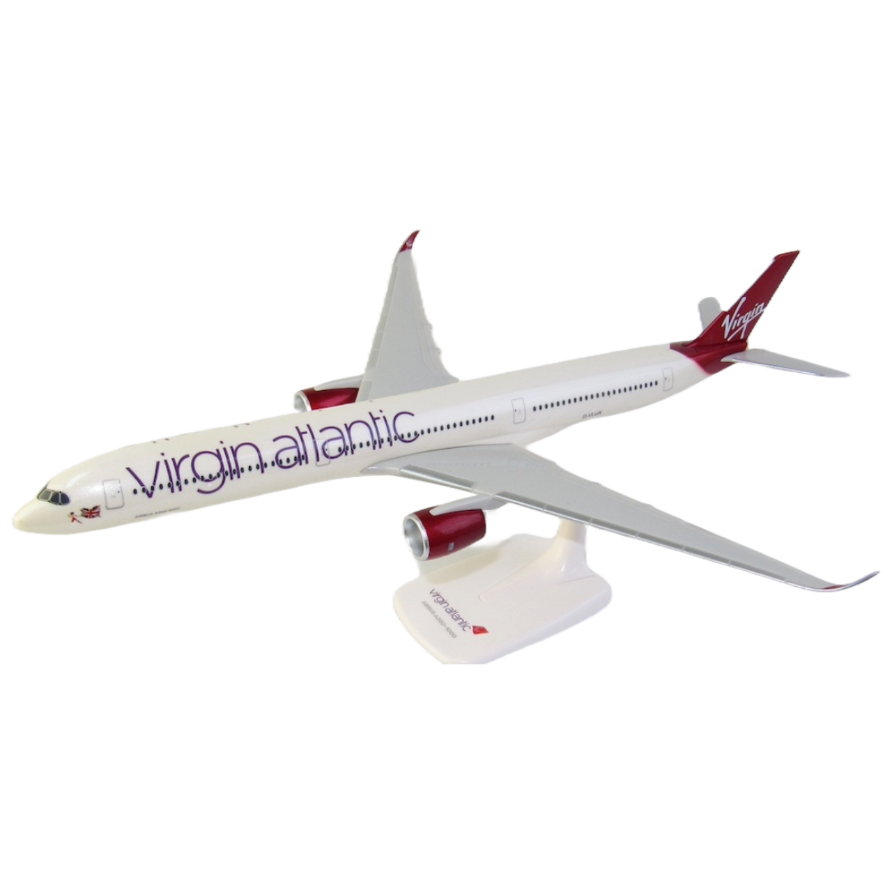 航空機・ヘリコプター Virgin Atlantic Airbus A350-1000 1/200 PPC Model Virgin Atlantic Airbus A350-1000 G-VLUX Scale 1
