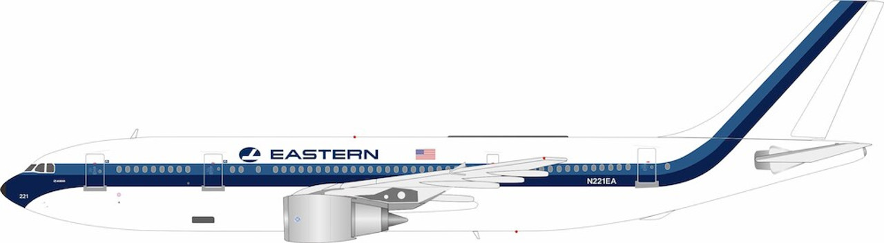 Inflight 200 Airbus A300 B4 Eastern N212EA With Stand Scale 1