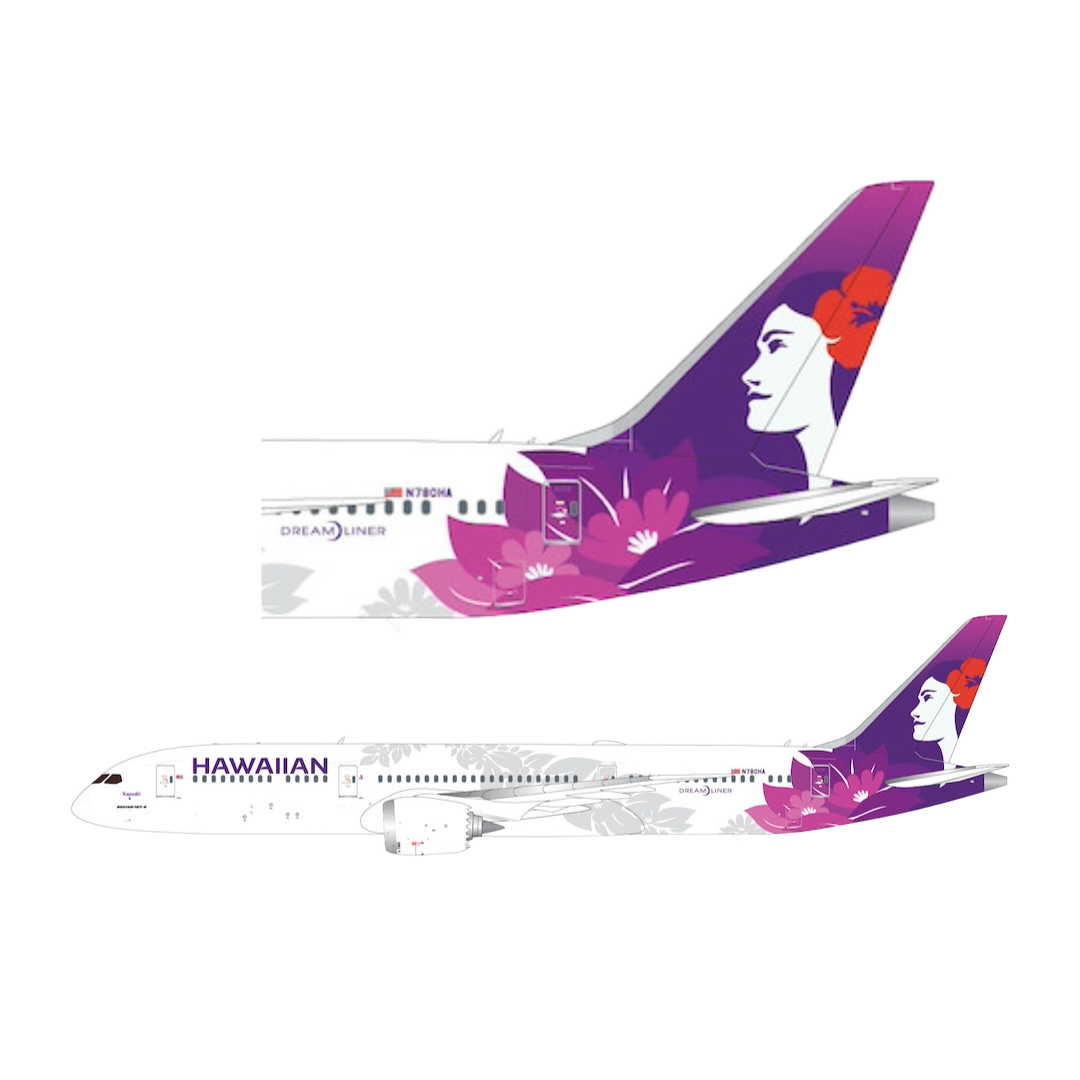 1751 of 4630 Gemini Jets Boeing 787-9 Dreamliner Hawaiian Airlines