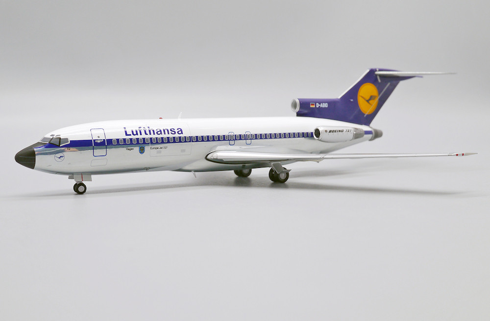 JC Wings Lufthansa Boeing 727-100 D-ABIO Polished Scale 1/200