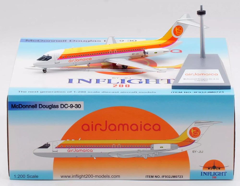 Inflight 200 Air Jamaica DC-9-32 6Y-JIJ DC-9-32 6Y-JIJ With Stand
