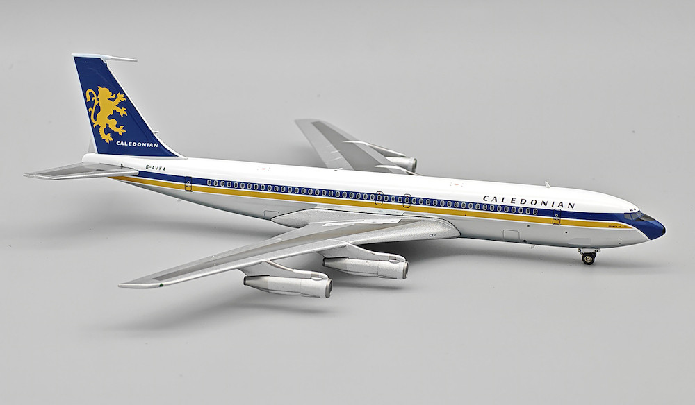Inflight 200 Caledonian Airways Boeing 707-399C G-AVKA With Stand