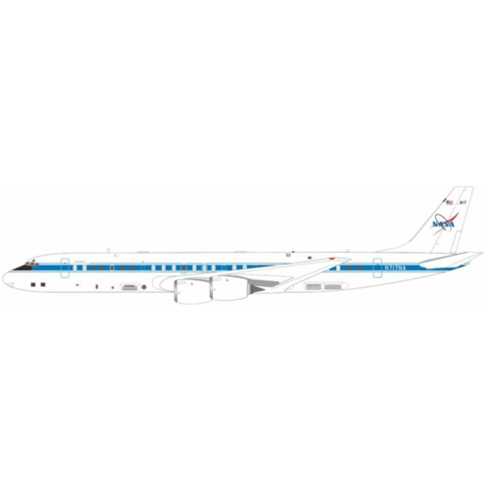 Inflight 200 NASA Douglas DC-8-72 N717NA With stand 144 Models