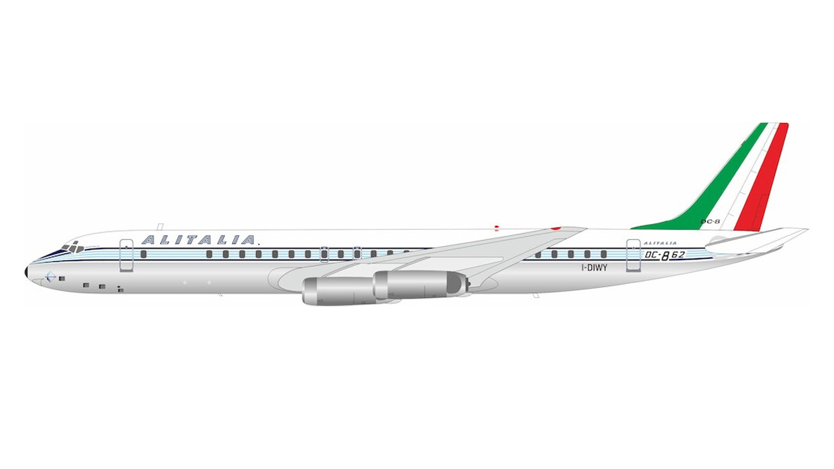 Inflight 200 Alitalia McDonnell Douglas DC-8-62H I-DIWY Polished