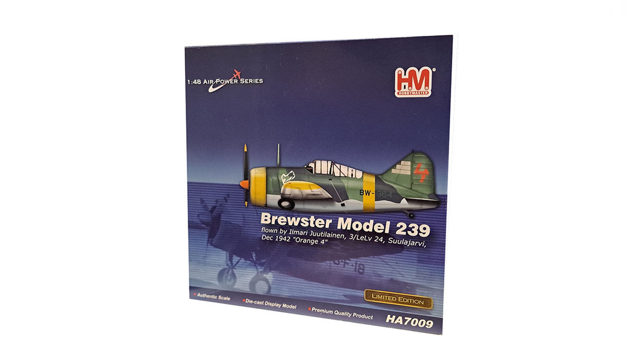 HobbyMaster Brewster Model 239 3/LeLv 24 Orange 4 1942 Scale