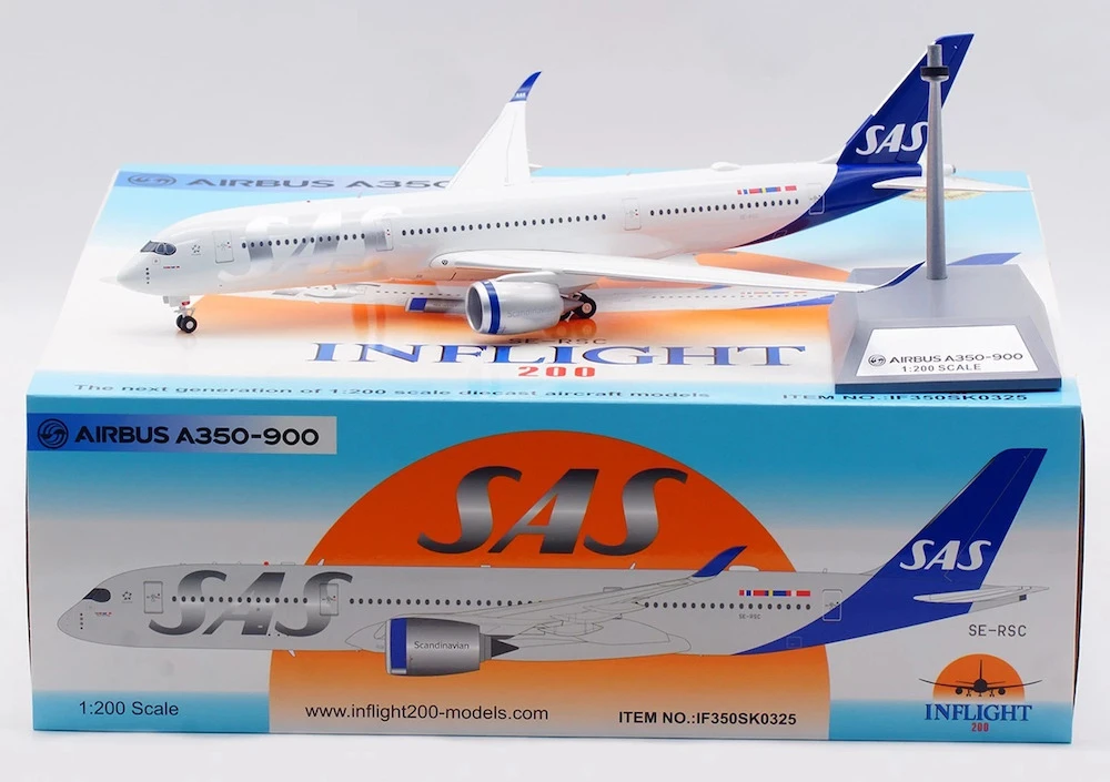 Inflight 200 SAS Scandinavian Airlines Airbus A350-941 SE-RSC