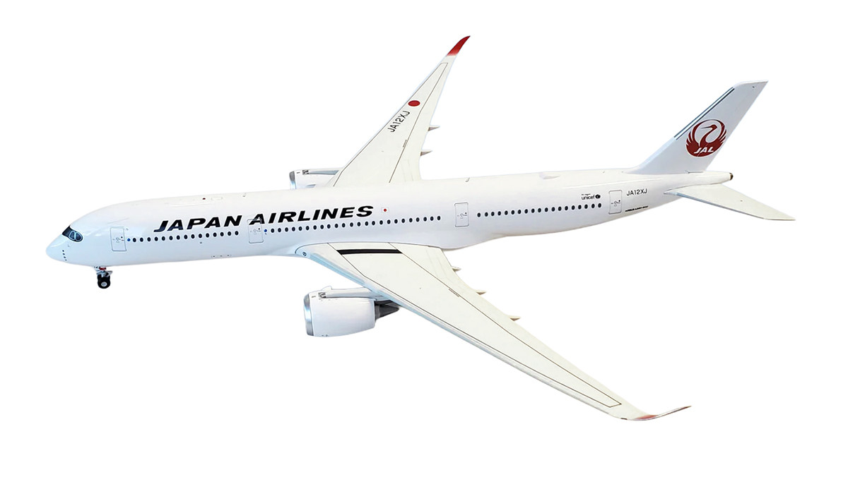 J Fox Models Japan Airlines Airbus A350-941 JA12XJ Scale 1/200