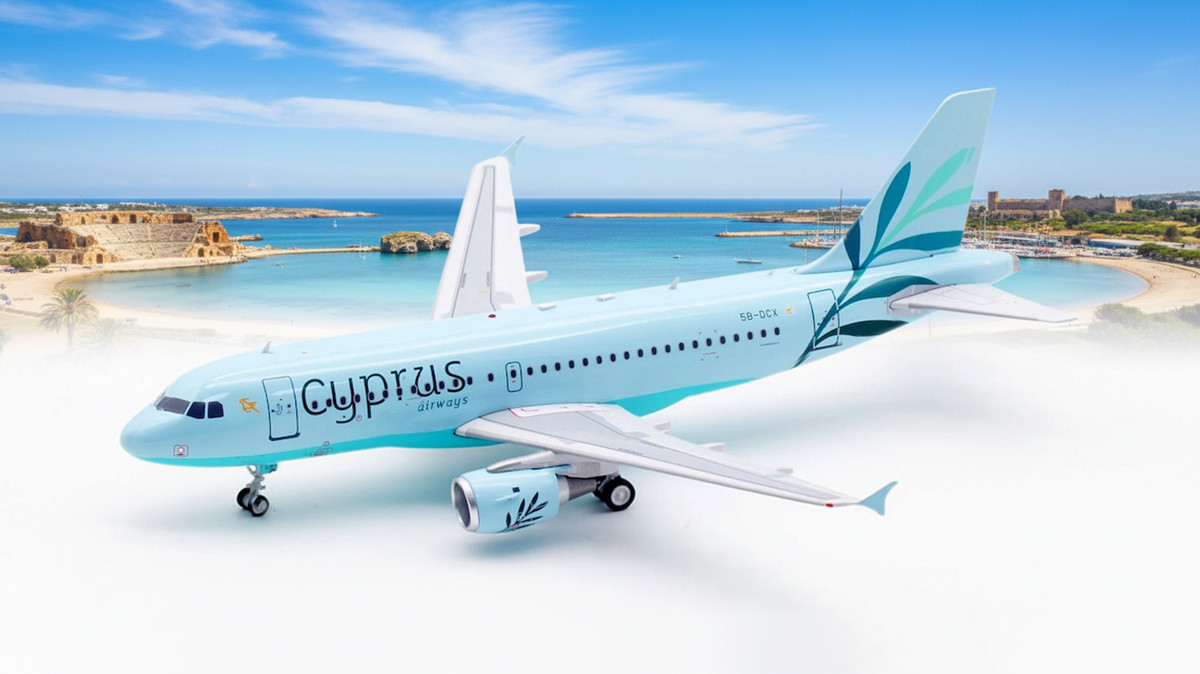 Inflight200, Cyprus-Airways, Airbus-A319-114, 5B-DCX, European