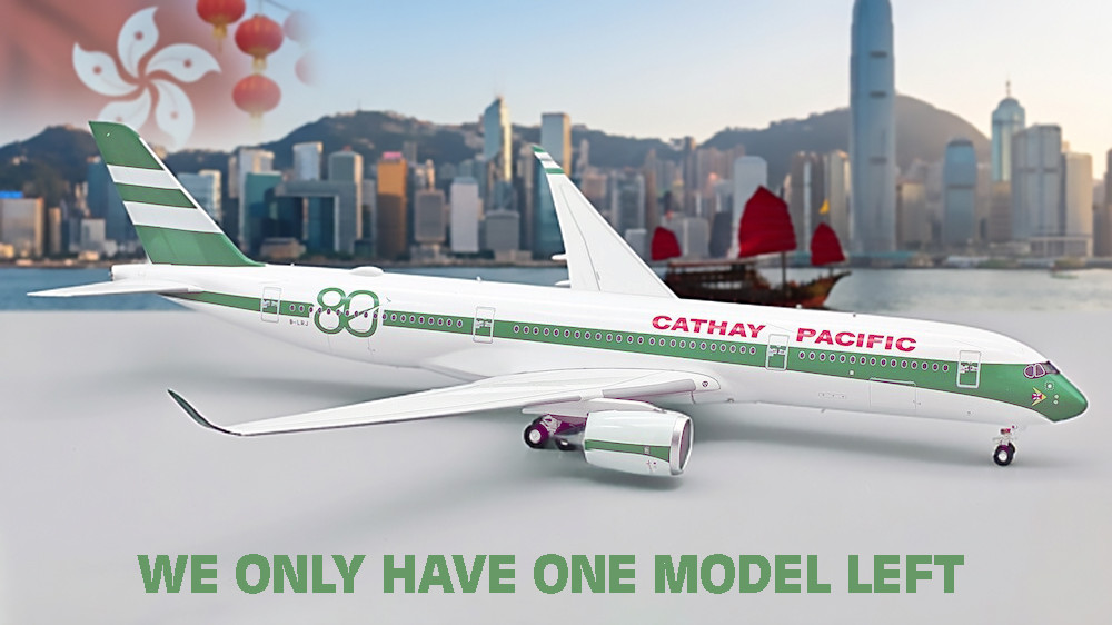 WB Models Cathay Pacific Airbus A350-900 B-LRJ Scale 1/200 WBA3509024