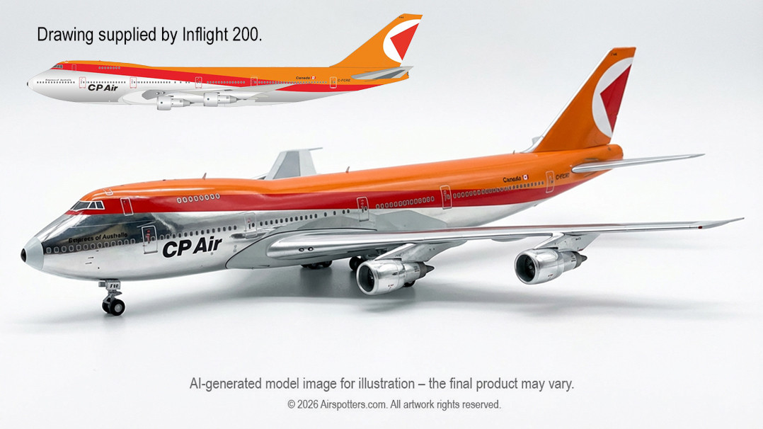 Inflight 200 CP Air Boeing 747-217B C-FCRE “Empress of Australia