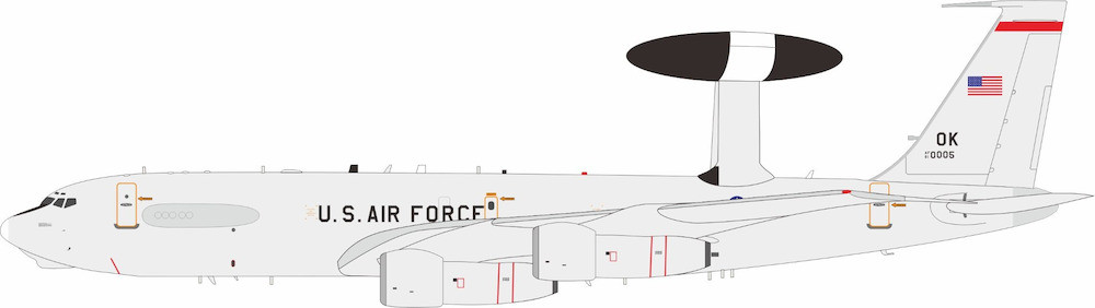 Inflight 200 USAF Boeing KC-135R Stratotanker 59-1444 Scale 1/200