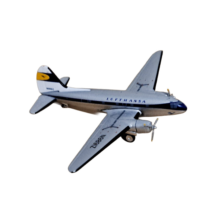 AeroClassics Lufthansa Curtiss C-46 Commando N9891Z Scale 1/400