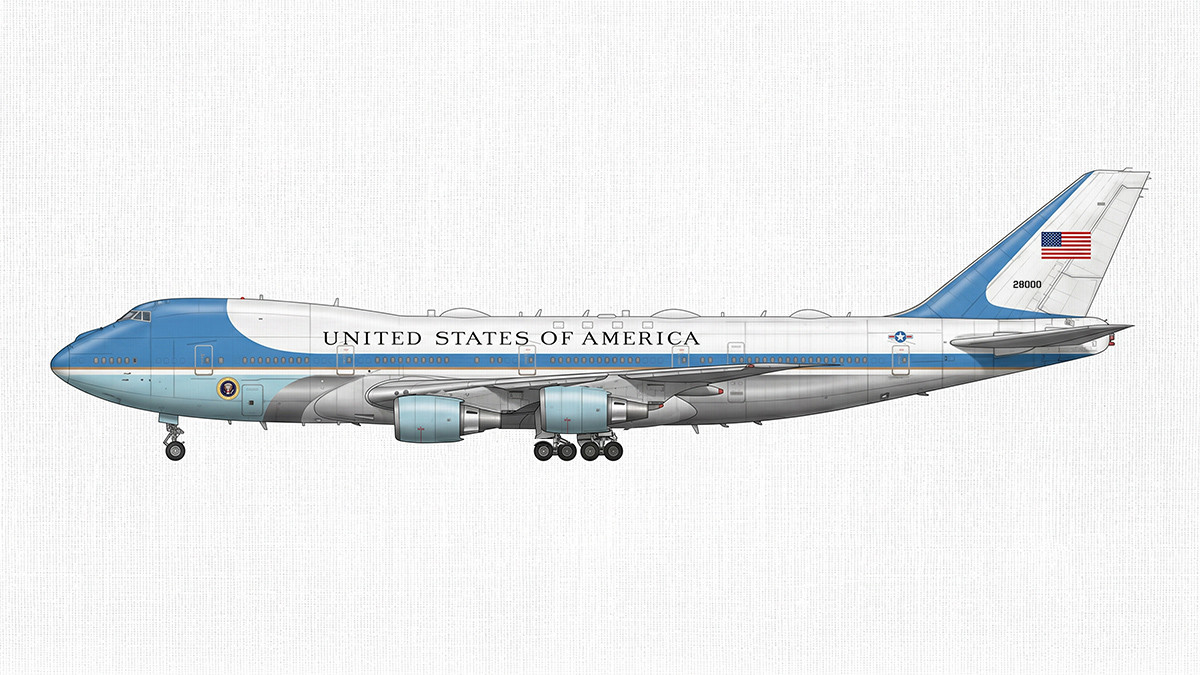 InFlight 200 U.S. Air Force Boeing VC-25A 28000 Scale 1/200