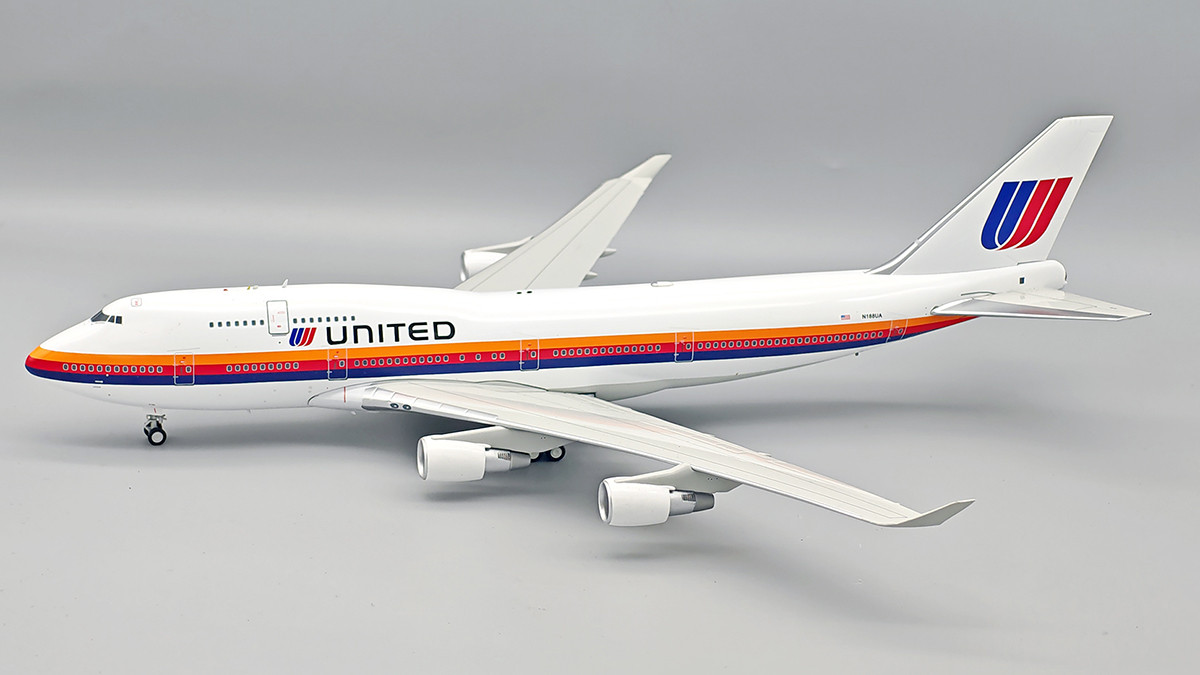 Inflight 200 United Airlines Boeing 747-400 N188UA 1:200 (IF744UA0526)