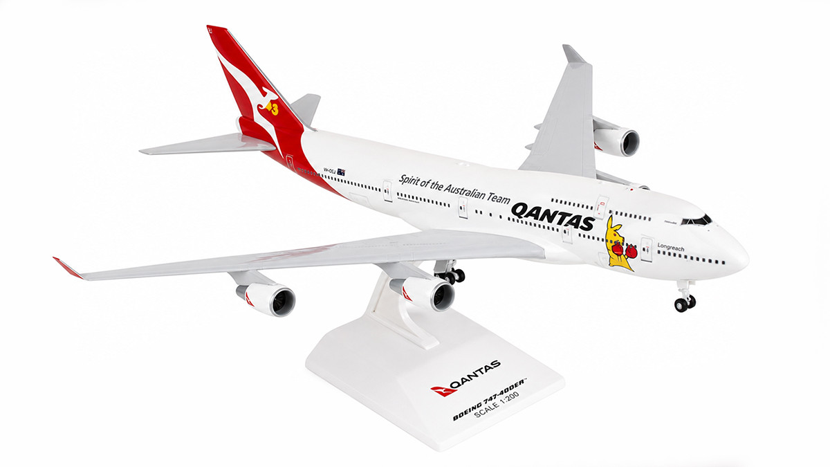 Skymarks Qantas Boeing 747-400 “Boxing Kangaroo” VH-OJU Scale 1