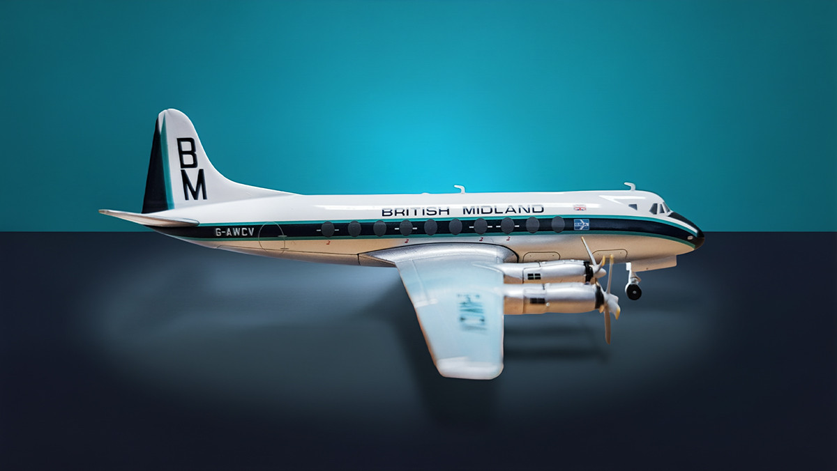 Hobby Master British Midland Vickers Viscount 700 G-AWCV Scale 1