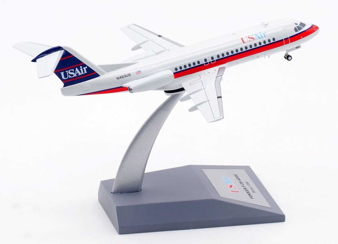 航空機・ヘリコプター Inflight 1:200 US Airways F-28 N493US Inflight 200 US-Air Fokker F-28-4000 Fellowship N493US with