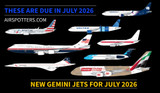 New Gemini Jets Due July 2026 at Airspotters.com