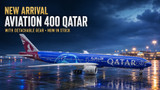 Aviation 400 Qatar Airways Boeing 777-300ER “UEFA Champions League” A7-BED – Scale 1:400