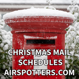 CHRISTMAS POSTING DATES AT AIRSPOTTERS.COM FROM THE 18TH DEC