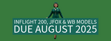 Inflight 200, J FOX  and WB Models Due August 2025 at Airspotters.com