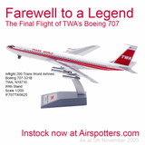 Farewell to a Legend: The Final Flight of TWA’s Boeing 707