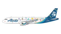 Gemini Jets Alaska Airlines Fly with pride Airbus A320 N854VA Scale 1/400 GJASA2042 