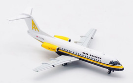 Inflight 200  Air Anglia Fokker F-28-4000 Fellowship G-JCWW with stand Scale 1/200 IFF28AQ1120