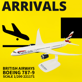 PPC British Airways Airbus Boeing 787-9 Scale 1/200 221171
