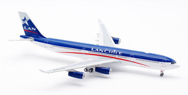 Inflight 200 LAN Chile Airbus A340-300 CC-CQF with stand Scale 1/200 IF343LA0621