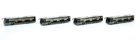 Fantasy Wings Airport Accessories Airport Bus Hamburg Airport Set of 4 Scale 1/400 FWAA4025