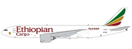 Interactive Series JC Wings Ethiopian Cargo Boeing 777-200LRF ET-AWE With Stand Scale 1/200 XX20296C
