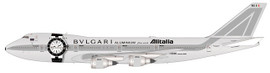 WB Models Alitalia Bulgaria Boeing 747-243BM I-DEMS With Stand Scale 1/200 WBBULGARIMS