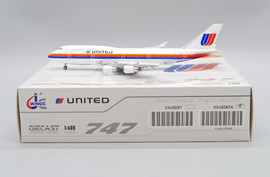 JC Wings United Airlines Boeing 747-400 N183UA Flaps Down Scale 1/400 XX40087A