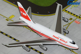 Gemini Jet TWA Trans World Airlines Boston Express Boeing 747SP  N58201 Scale 1/400 GJTWA1495