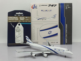 JC Wings El Al Israel Airlines Boeing 747-400 4X-ELA Scale 1/400 XX40108