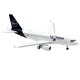 J Fox Lufthansa LU 2020 Verden The Duck Airbus A319 D-AILU Scale 1/200  JFA-319-013