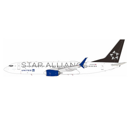 J Fox Models Boeing 737-800 United Airlines Star Alliance N76516 Scale 1/200 JF-737-8-044