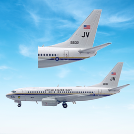 JC Wings Boeing 737-700 C40A Clipper US Navy "Sunseekers" 165832 Scale 1/400 XX40076