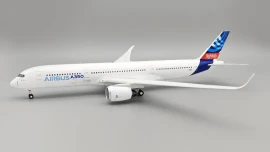 Inflight 200 1/200 Airbus A350-900 Airbus House Colors Flightlab F-WXWB diecast model aircraft with stand.